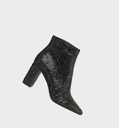 Black Betsey Johnson Cady Women's Boots & Booties | VUZN-19524