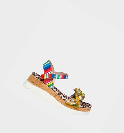 Black Betsey Johnson Guner Women's Sandals | VGDH-75328