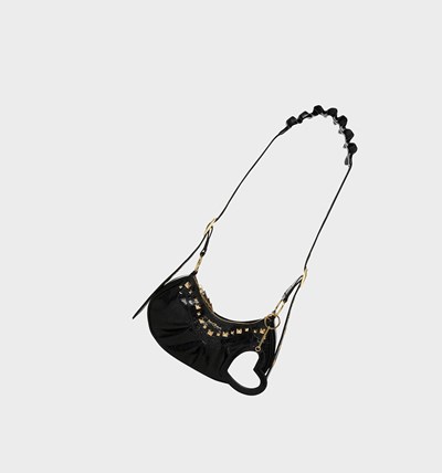 Black Betsey Johnson Mirror Mirror Crossbody Women's Shoulder Bags | TQHE-38105