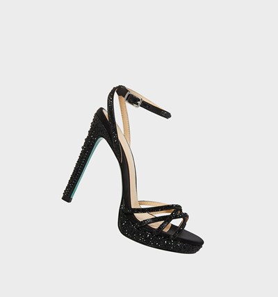 Black Betsey Johnson Sb-adde Women's Heels | EJPX-86712