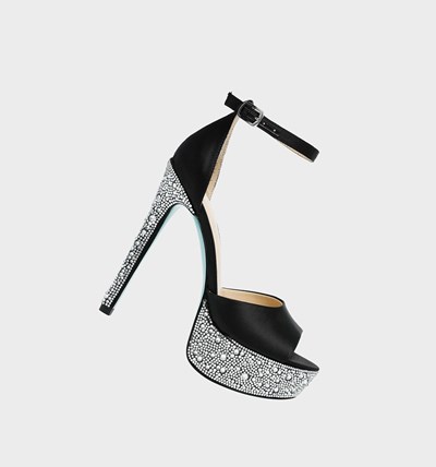 Black Betsey Johnson Sb-karma Women's Heels | ILQK-98642