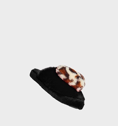 Black Betsey Johnson Sugar Sweet Women's Slippers | MGUR-09721