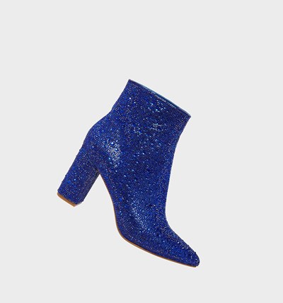 Blue Betsey Johnson Cady Women's Boots & Booties | XEVI-97503
