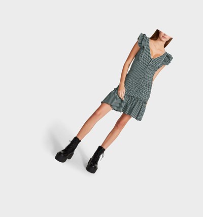 Blue Betsey Johnson Mad About Mini Women's Dresses | LKVW-09316