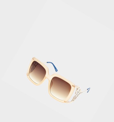 Blue Betsey Johnson Magical Mermaid Women's Sunglasses | LIPJ-72153