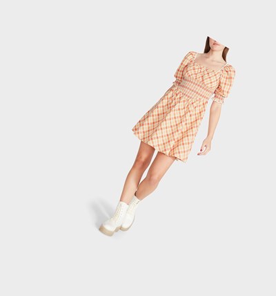 Coral Betsey Johnson Mad For Mini Coral Women's Dresses | YMKU-38157