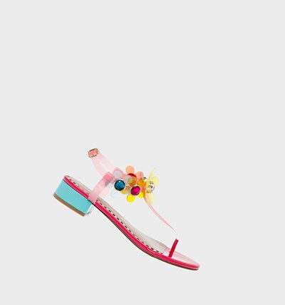 Fuchsia Betsey Johnson Alanni Women's Sandals | TFRU-95320