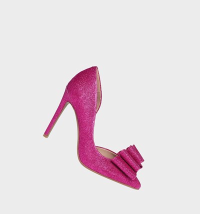Fuchsia Betsey Johnson Prince Women's Heels | ODHG-38759