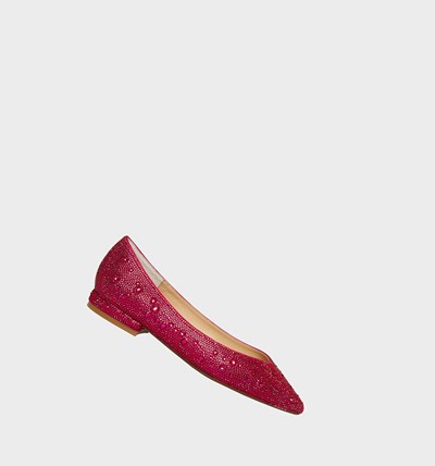 Fuchsia Betsey Johnson Sb-jude Women's Flats | HOYT-84723