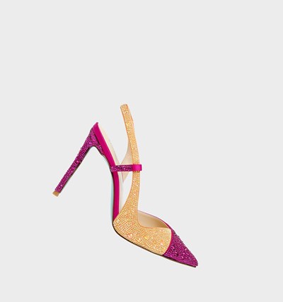 Fuchsia Betsey Johnson Sb-rocky Women's Heels | PWZK-03796