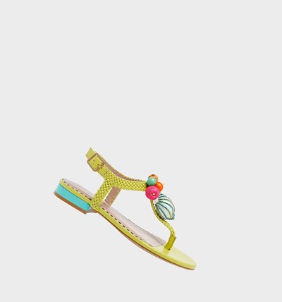 Green Betsey Johnson Aleena Women's Sandals | OXTG-34510