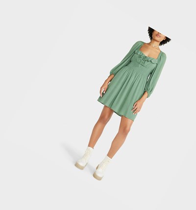 Green Betsey Johnson Show It Off Women's Dresses | VUBI-01654