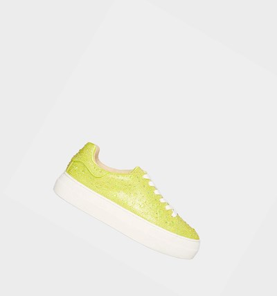 Green Betsey Johnson Sidny Women's Sneakers | KUOD-36174