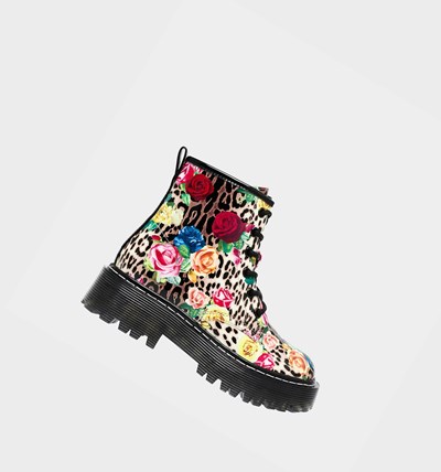 Leopard Betsey Johnson John Women's Boots & Booties | SRMO-47503