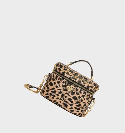 Leopard Betsey Johnson Youre So Vain Crossbody Women's Shoulder Bags | XQUN-17350