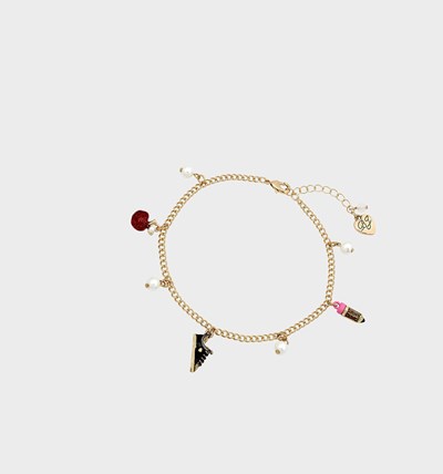 Multicolor Betsey Johnson Back To Cool Charm Anklet Women's Bracelets | BGDF-58492