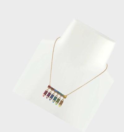 Multicolor Betsey Johnson Back To Cool Shaky Pencil Pendant Women's Necklaces | GXOF-25687