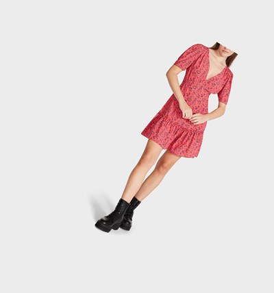 Multicolor Betsey Johnson Darling Ditsey Mini Women's Dresses | TSOA-72158
