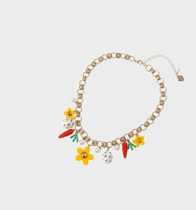 Multicolor Betsey Johnson Spring Fling Drama Women's Necklaces | HCUS-80925