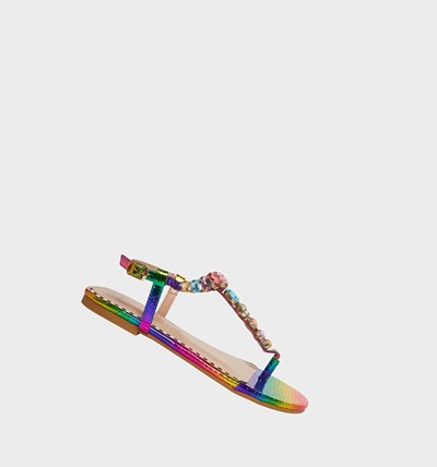 Multicolor Snake Betsey Johnson Jamari Women's Sandals | GVEY-32846