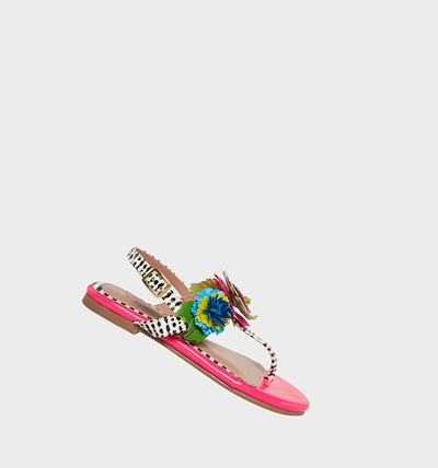 Pink Betsey Johnson Angie Women's Sandals | HYQR-90382