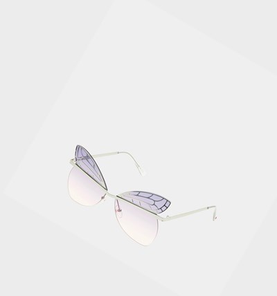 Pink Betsey Johnson Butterfly Queen Women's Sunglasses | IELO-46759