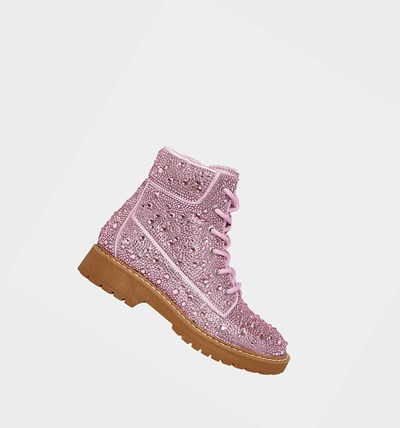 Pink Betsey Johnson Hudsn Women's Boots & Booties | LKDQ-42738