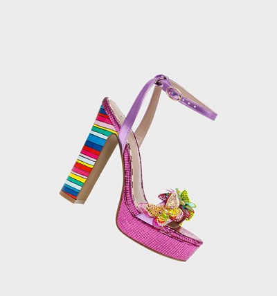 Pink Betsey Johnson Noemi Women's Heels | RMFL-13269
