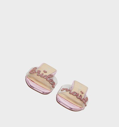 Pink Betsey Johnson Sb-mint Women's Sandals | RKZP-51703