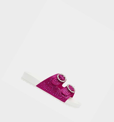 Pink Betsey Johnson Trudy Women's Sandals | DNHX-34106