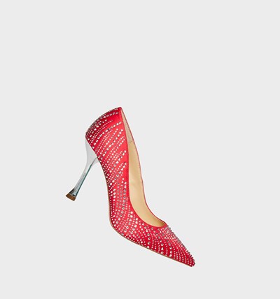 Red Betsey Johnson Alesi Women's Heels | TSEB-03217