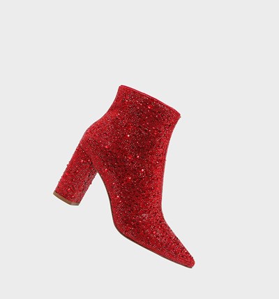Red Betsey Johnson Cady Women's Boots & Booties | HFXP-70356