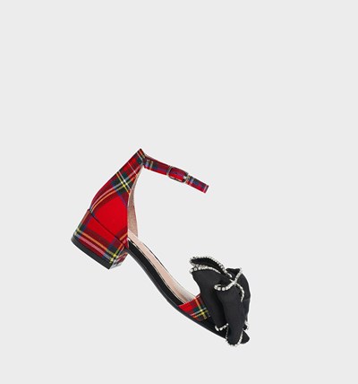 Red Betsey Johnson Zayle Women's Heels | ZSRB-67485