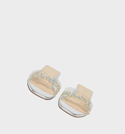 Silver Betsey Johnson Honeymoon Women's Sandals | IBFX-37501