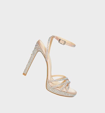 Silver Betsey Johnson Sb-adde Women's Heels | RXJH-42059
