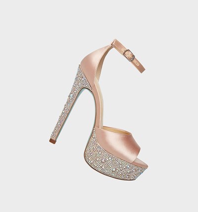 Silver Betsey Johnson Sb-karma Women's Heels | FZPK-73812