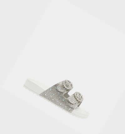 Silver Betsey Johnson Trudy Women's Sandals | ZCHP-25980