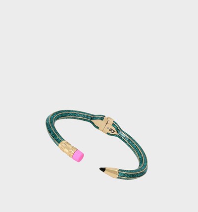 Turquoise Betsey Johnson Back To Cool Teal Pencil Bangle Teal Women's Bracelets | KOTU-37968