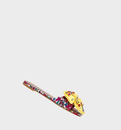 White Betsey Johnson Daisyy-r Women's Sandals | MECK-07295