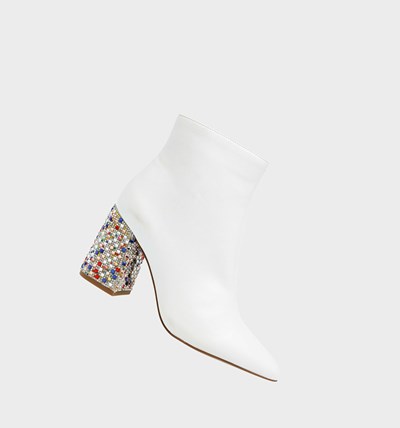 White Betsey Johnson Kassie Women's Boots & Booties | BGZL-60285