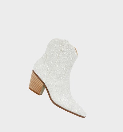 White Betsey Johnson Sb-diva Women's Boots & Booties | URAP-71546