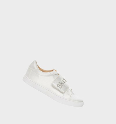 White Betsey Johnson Sb-liana Women's Sneakers | TJOH-15863