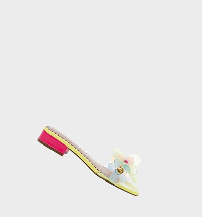 Yellow Betsey Johnson Alvinn Women's Sandals | FPNH-79241